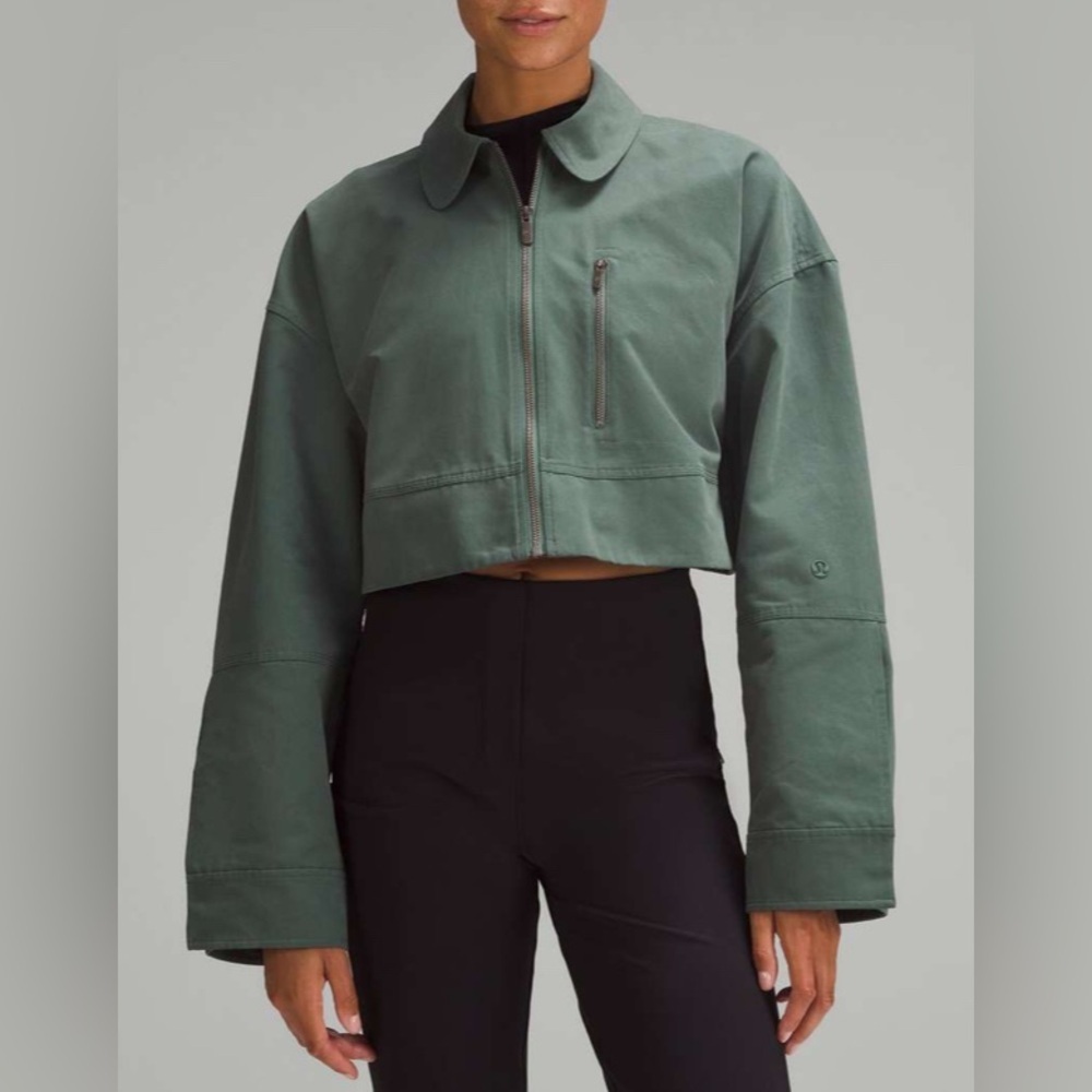NWOT Lululemon Glyde 2-in-1 Adaptable Jacket Dark Forest - Picture 3 of 8